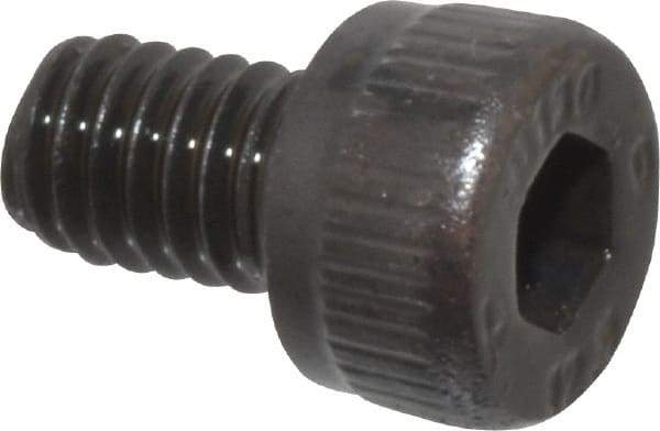 Unbrako - M4x0.70 Metric Coarse Hex Socket Drive, Socket Cap Screw - Grade 12.9 Alloy Steel, Black Oxide Finish, 6mm Length Under Head - Caliber Tooling