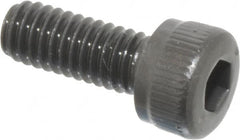 Unbrako - M4x0.70 Metric Coarse Hex Socket Drive, Socket Cap Screw - Grade 12.9 Alloy Steel, Black Oxide Finish, 10mm Length Under Head - Caliber Tooling