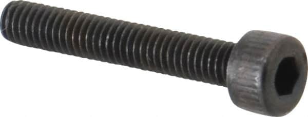 Unbrako - M4x0.70 Metric Coarse Hex Socket Drive, Socket Cap Screw - Grade 12.9 Alloy Steel, Black Oxide Finish, 25mm Length Under Head - Caliber Tooling