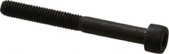 Unbrako - M5x0.80 Metric Coarse Hex Socket Drive, Socket Cap Screw - Grade 12.9 Alloy Steel, Black Oxide Finish, 45mm Length Under Head - Caliber Tooling