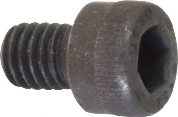 Unbrako - M6x1.00 Metric Coarse Hex Socket Drive, Socket Cap Screw - Grade 12.9 Alloy Steel, Black Oxide Finish, 8mm Length Under Head - Caliber Tooling