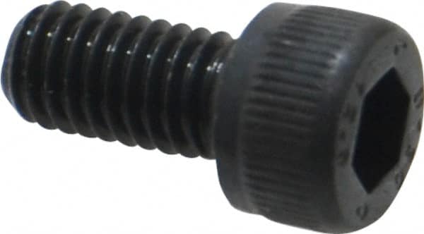 Unbrako - M6x1.00 Metric Coarse Hex Socket Drive, Socket Cap Screw - Grade 12.9 Alloy Steel, Black Oxide Finish, 12mm Length Under Head - Caliber Tooling