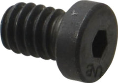 Unbrako - 1/4-20 UNC Hex Socket Drive, Low Socket Cap Screw - Alloy Steel, Black Oxide Finish, 3/8" Length Under Head - Caliber Tooling