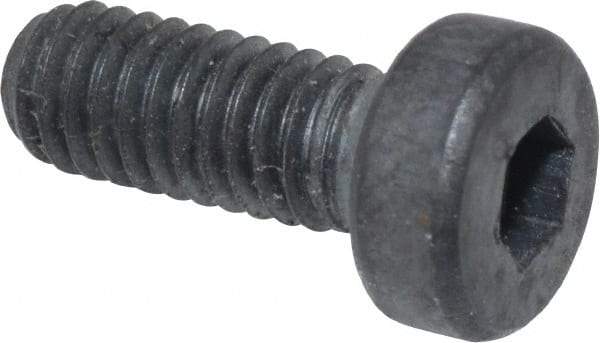 Unbrako - M4x0.70 Metric Coarse Hex Socket Drive, Low Socket Cap Screw - Grade 10.9 Alloy Steel, Black Oxide Finish, 10mm Length Under Head - Caliber Tooling