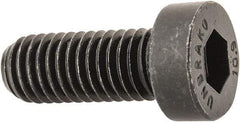 Unbrako - M8x1.25 Metric Coarse Hex Socket Drive, Low Socket Cap Screw - Grade 10.9 Alloy Steel, Black Oxide Finish, 20mm Length Under Head - Caliber Tooling