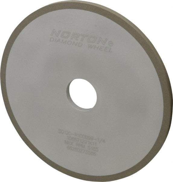 Norton - 7" Diam x 1-1/4" Hole x 1/4" Thick, 120 Grit Surface Grinding Wheel - Diamond, Type 1A1, Fine Grade, Resinoid Bond - Caliber Tooling