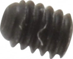 Unbrako - #1-72 UNF, 3/32" OAL, Cup Point Set Screw - Grade 8 Alloy Steel, 0.035" Key - Caliber Tooling