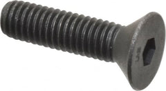 Unbrako - #10-32 UNF Hex Socket Drive, 82° Flat Screw - Alloy Steel, Black Oxide Finish, 3/4" OAL - Caliber Tooling