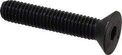 Unbrako - 3/8-16 UNC Hex Socket Drive, 82° Flat Screw - Alloy Steel, Black Oxide Finish, 2" OAL - Caliber Tooling