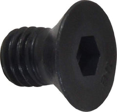 Unbrako - 1/2-13 UNC Hex Socket Drive, 82° Flat Screw - Alloy Steel, Black Oxide Finish, 3/4" OAL - Caliber Tooling