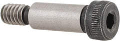 Unbrako - 5/16" Shoulder Diam x 3/4" Shoulder Length, 1/4-20 UNC, Hex Socket Shoulder Screw - 8 Alloy Steel, 0.419 to 0.438" Head Diam - Caliber Tooling