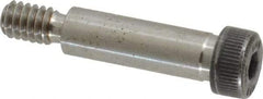 Unbrako - 5/16" Shoulder Diam x 1" Shoulder Length, 1/4-20 UNC, Hex Socket Shoulder Screw - 8 Alloy Steel, 0.419 to 0.438" Head Diam - Caliber Tooling