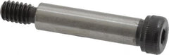 Unbrako - 5/16" Shoulder Diam x 1-1/4" Shoulder Length, 1/4-20 UNC, Hex Socket Shoulder Screw - 8 Alloy Steel, 0.419 to 0.438" Head Diam - Caliber Tooling