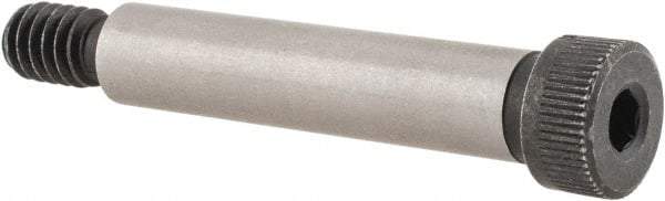 Unbrako - 5/16" Shoulder Diam x 1-1/2" Shoulder Length, 1/4-20 UNC, Hex Socket Shoulder Screw - 8 Alloy Steel, 0.419 to 0.438" Head Diam - Caliber Tooling