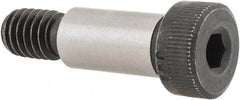 Unbrako - 3/8" Shoulder Diam x 3/4" Shoulder Length, 5/16-18 UNC, Hex Socket Shoulder Screw - 8 Alloy Steel, 0.543 to 0.562" Head Diam - Caliber Tooling