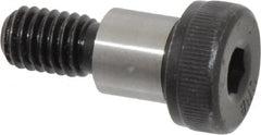 Unbrako - 1/2" Shoulder Diam x 1/2" Shoulder Length, 3/8-16 UNC, Hex Socket Shoulder Screw - 8 Alloy Steel, 0.729 to 3/4" Head Diam - Caliber Tooling