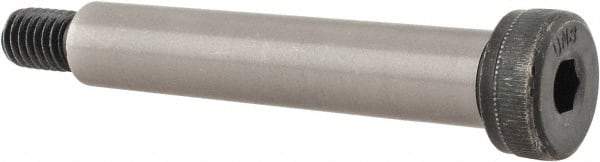 Unbrako - 1/2" Shoulder Diam x 2-3/4" Shoulder Length, 3/8-16 UNC, Hex Socket Shoulder Screw - 8 Alloy Steel, 0.729 to 3/4" Head Diam - Caliber Tooling