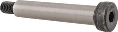 Unbrako - 1/2" Shoulder Diam x 2-3/4" Shoulder Length, 3/8-16 UNC, Hex Socket Shoulder Screw - 8 Alloy Steel, 0.729 to 3/4" Head Diam - Caliber Tooling