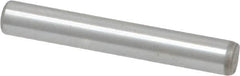 Unbrako - 3/16" Diam x 1-1/4" Pin Length Grade 8 Alloy Steel Oversized Dowel Pin - C 60 (Surface) & C 50-58 Hardness, 4,140 Lb Breaking Strength, 1 Beveled & 1 Rounded End - Caliber Tooling