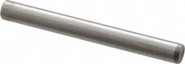 Unbrako - 3/16" Diam x 1-3/4" Pin Length Grade 8 Alloy Steel Oversized Dowel Pin - C 60 (Surface) & C 50-58 Hardness, 4,140 Lb Breaking Strength, 1 Beveled & 1 Rounded End - Caliber Tooling