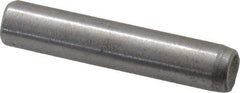 Unbrako - 1/4" Diam x 1-1/4" Pin Length Grade 8 Alloy Steel Oversized Dowel Pin - C 60 (Surface) & C 50-58 Hardness, 7,370 Lb Breaking Strength, 1 Beveled & 1 Rounded End - Caliber Tooling