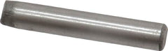 Unbrako - 1/4" Diam x 1-1/2" Pin Length Grade 8 Alloy Steel Oversized Dowel Pin - C 60 (Surface) & C 50-58 Hardness, 7,370 Lb Breaking Strength, 1 Beveled & 1 Rounded End - Caliber Tooling