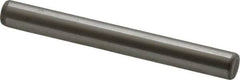 Unbrako - 1/4" Diam x 2-1/4" Pin Length Grade 8 Alloy Steel Oversized Dowel Pin - C 60 (Surface) & C 50-58 Hardness, 7,370 Lb Breaking Strength, 1 Beveled & 1 Rounded End - Caliber Tooling