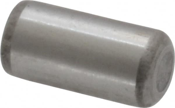 Unbrako - 5/16" Diam x 5/8" Pin Length Grade 8 Alloy Steel Oversized Dowel Pin - C 60 (Surface) & C 50-58 Hardness, 11,500 Lb Breaking Strength, 1 Beveled & 1 Rounded End - Caliber Tooling