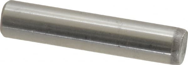 Unbrako - 5/16" Diam x 1-1/2" Pin Length Grade 8 Alloy Steel Oversized Dowel Pin - C 60 (Surface) & C 50-58 Hardness, 11,500 Lb Breaking Strength, 1 Beveled & 1 Rounded End - Caliber Tooling