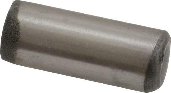 Unbrako - 1/2" Diam x 1-1/4" Pin Length Grade 8 Alloy Steel Oversized Dowel Pin - C 60 (Surface) & C 50-58 Hardness, 29,460 Lb Breaking Strength, 1 Beveled & 1 Rounded End - Caliber Tooling