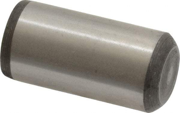 Unbrako - 5/8" Diam x 1-1/4" Pin Length Grade 8 Alloy Steel Oversized Dowel Pin - C 60 (Surface) & C 50-58 Hardness, 46,020 Lb Breaking Strength, 1 Beveled & 1 Rounded End - Caliber Tooling