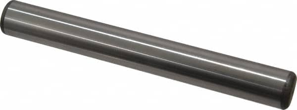 Unbrako - 3/4" Diam x 6" Pin Length Grade 8 Alloy Steel Oversized Dowel Pin - C 60 (Surface) & C 50-58 Hardness, 66,270 Lb Breaking Strength, 1 Beveled & 1 Rounded End - Caliber Tooling