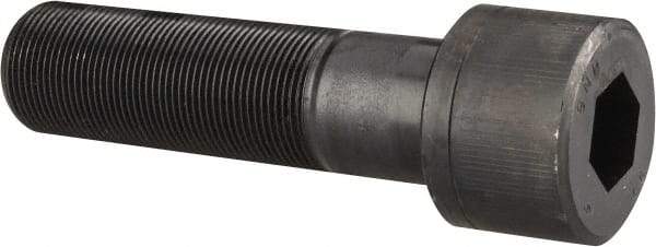 Unbrako - 1-1/2 - 12 UNF Hex Socket Drive, Socket Cap Screw - Alloy Steel, Black Oxide Finish, 5-1/2" Length Under Head - Caliber Tooling