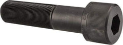 Unbrako - 1-1/2 - 12 UNF Hex Socket Drive, Socket Cap Screw - Alloy Steel, Black Oxide Finish, 6" Length Under Head - Caliber Tooling