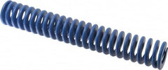 Associated Spring Raymond - 50mm Hole Diam, 25mm Rod Diam, 12" Free Length, Blue Die Spring - 4400.3999 N Max Deflection, 114mm Max Deflection, Medium Duty, Chromium Alloy Steel - Caliber Tooling