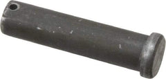 Made in USA - 3/4" Pin Diam, 3" OAL, Standard Clevis Pin - 5/32" Hole, 2-27/32" Usable Length, Uncoated Steel - Caliber Tooling