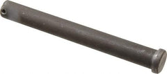 Made in USA - 3/4" Pin Diam, 6-1/2" OAL, Standard Clevis Pin - 5/32" Hole, 6-11/32" Usable Length, Uncoated Steel - Caliber Tooling