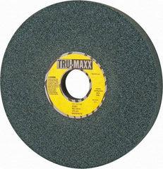 Tru-Maxx - 7" Diam x 1-1/4" Hole x 1" Thick, I Hardness, 80 Grit Surface Grinding Wheel - Silicon Carbide, Type 5, Medium Grade, 3,600 Max RPM, Vitrified Bond, One-Side Recess - Caliber Tooling