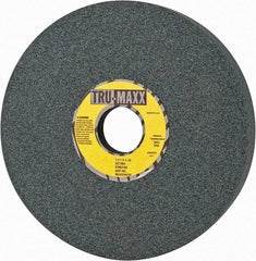 Tru-Maxx - 7" Diam x 1-1/4" Hole x 1" Thick, I Hardness, 100 Grit Surface Grinding Wheel - Silicon Carbide, Type 5, Fine Grade, 3,600 Max RPM, Vitrified Bond, One-Side Recess - Caliber Tooling