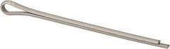 Made in USA - 1/16" Diam x 1-1/4" Long Extended Prong Cotter Pin - Grade 18-8, Uncoated, Stainless Steel - Caliber Tooling