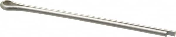 Made in USA - 3/32" Diam x 2" Long Extended Prong Cotter Pin - Grade 18-8, Uncoated, Stainless Steel - Caliber Tooling