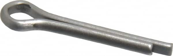 Made in USA - 1/8" Diam x 3/4" Long Extended Prong Cotter Pin - Grade 18-8, Uncoated, Stainless Steel - Caliber Tooling