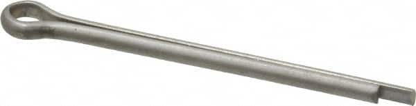 Made in USA - 1/8" Diam x 1-3/4" Long Extended Prong Cotter Pin - Grade 18-8, Uncoated, Stainless Steel - Caliber Tooling