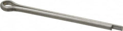 Made in USA - 1/8" Diam x 1-3/4" Long Extended Prong Cotter Pin - Grade 18-8, Uncoated, Stainless Steel - Caliber Tooling