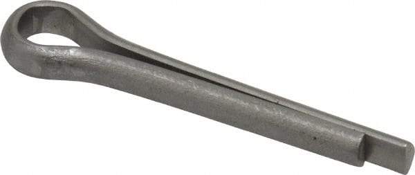 Value Collection - 3/16" Diam x 1" Long Extended Prong Cotter Pin - Grade 18-8, Uncoated, Stainless Steel - Caliber Tooling