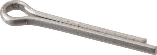 Made in USA - 5/32" Diam x 1-1/4" Long Extended Prong Cotter Pin - Grade 18-8, Uncoated, Stainless Steel - Caliber Tooling