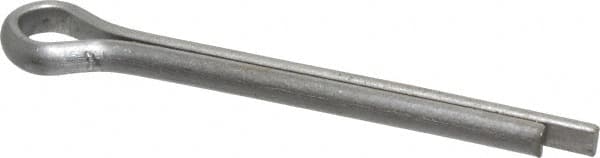 Made in USA - 5/32" Diam x 1-1/2" Long Extended Prong Cotter Pin - Grade 18-8, Uncoated, Stainless Steel - Caliber Tooling