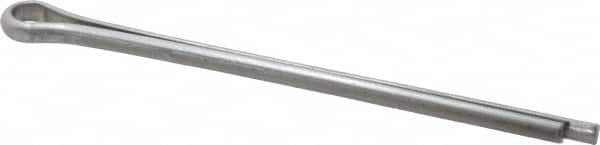 Made in USA - 3/16" Diam x 3" Long Extended Prong Cotter Pin - Grade 18-8, Uncoated, Stainless Steel - Caliber Tooling