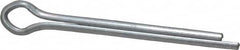 Made in USA - 3/16" Diam x 2" Long Extended Prong Cotter Pin - Grade 2, Zinc-Plated, Steel - Caliber Tooling