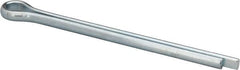 Made in USA - 3/8" Diam x 5" Long Extended Prong Cotter Pin - Grade 2, Zinc-Plated, Steel - Caliber Tooling